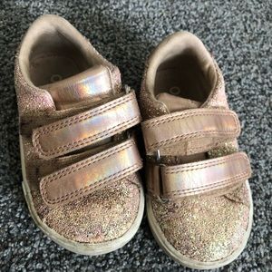 Pink sparkly sneakers
